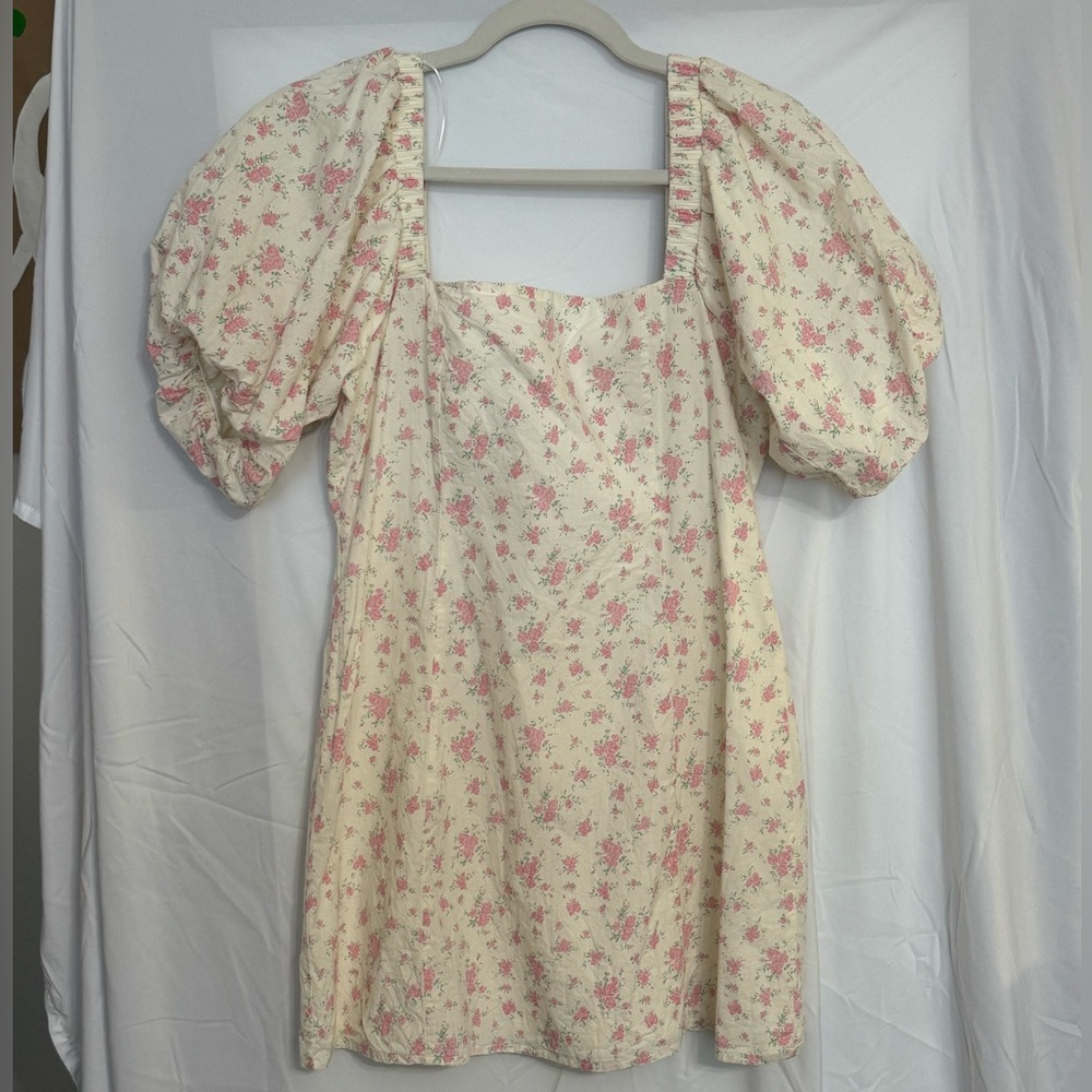Mable Puff Sleeve Dress Size Large
